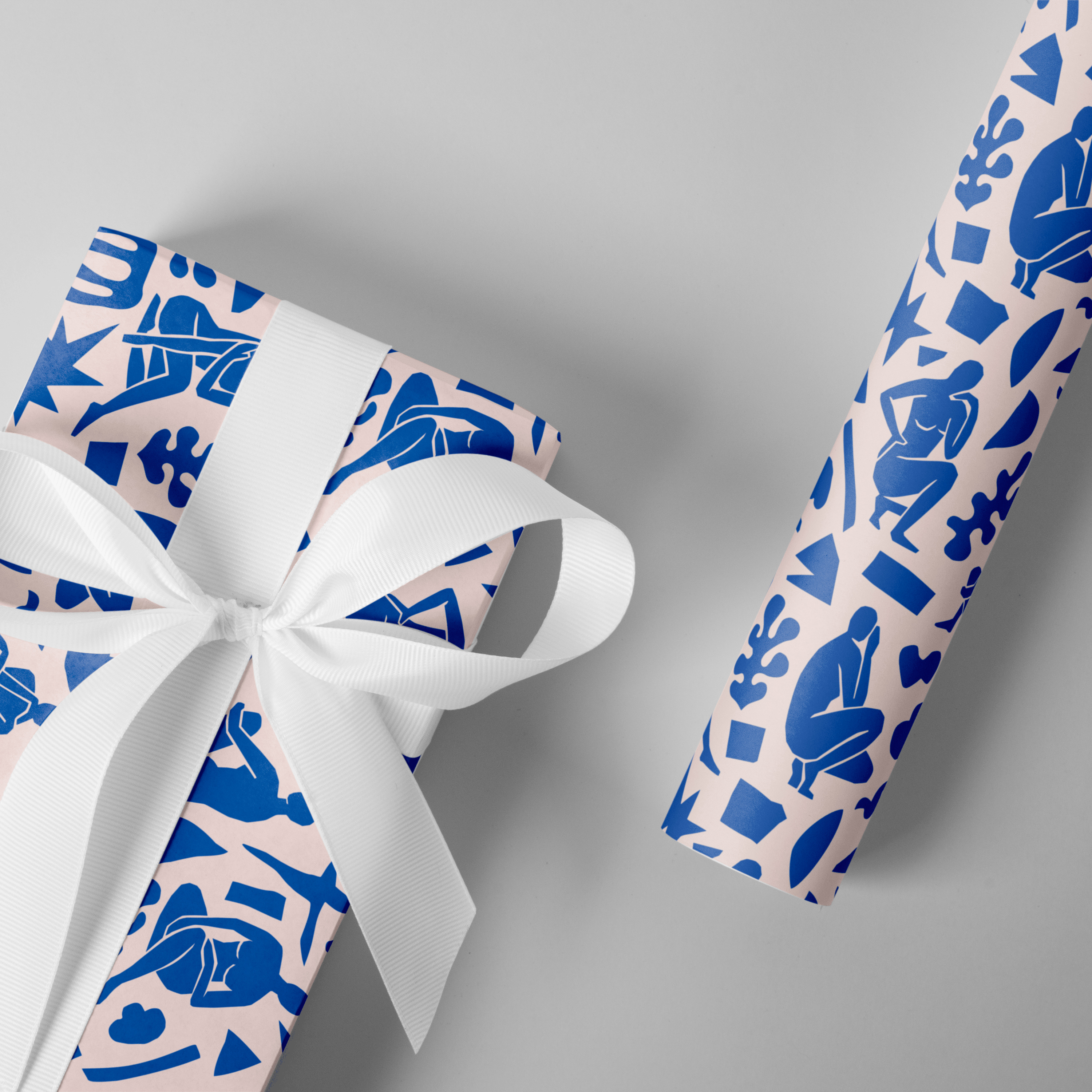 papier cadeau motifs organiques