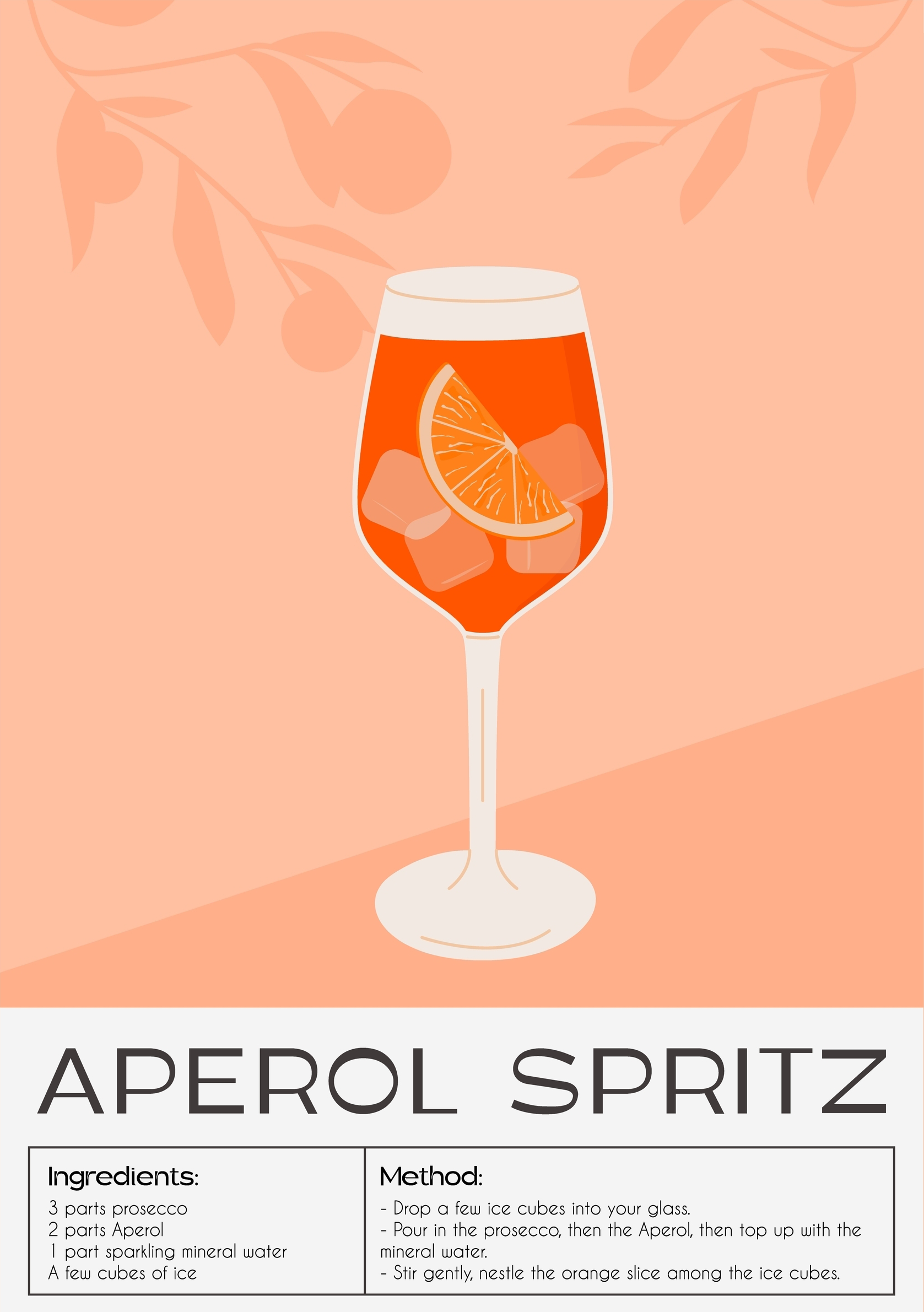 affiche apéro spritz
