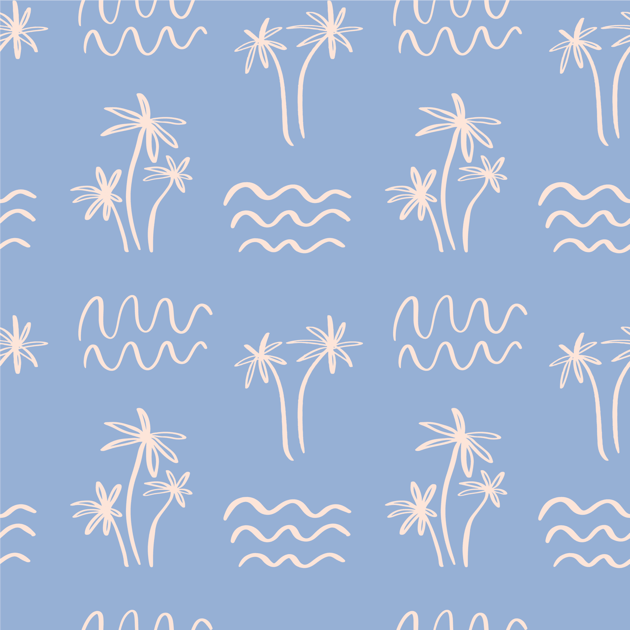 papier peint palmier Moana