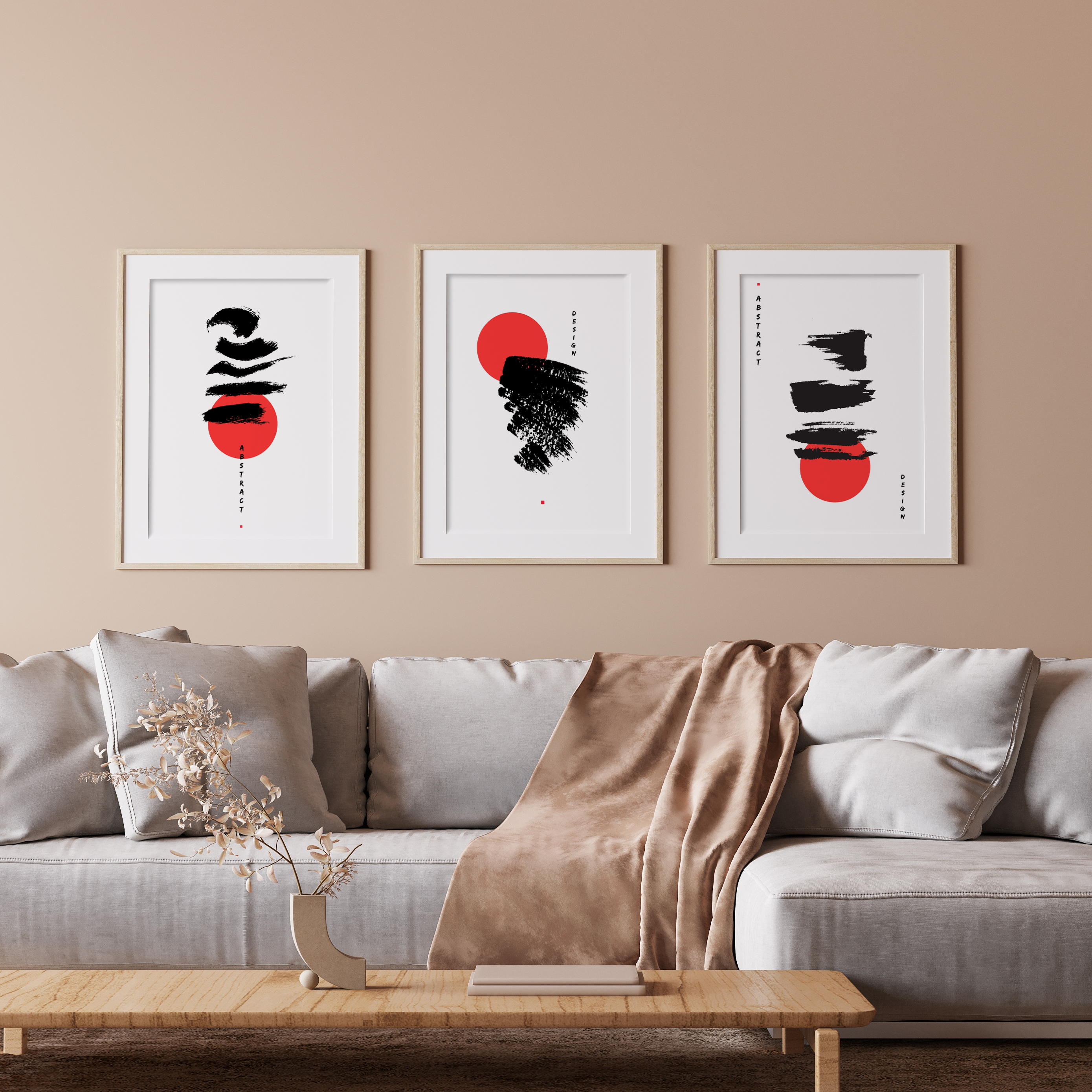 Affiche japonaise minimaliste