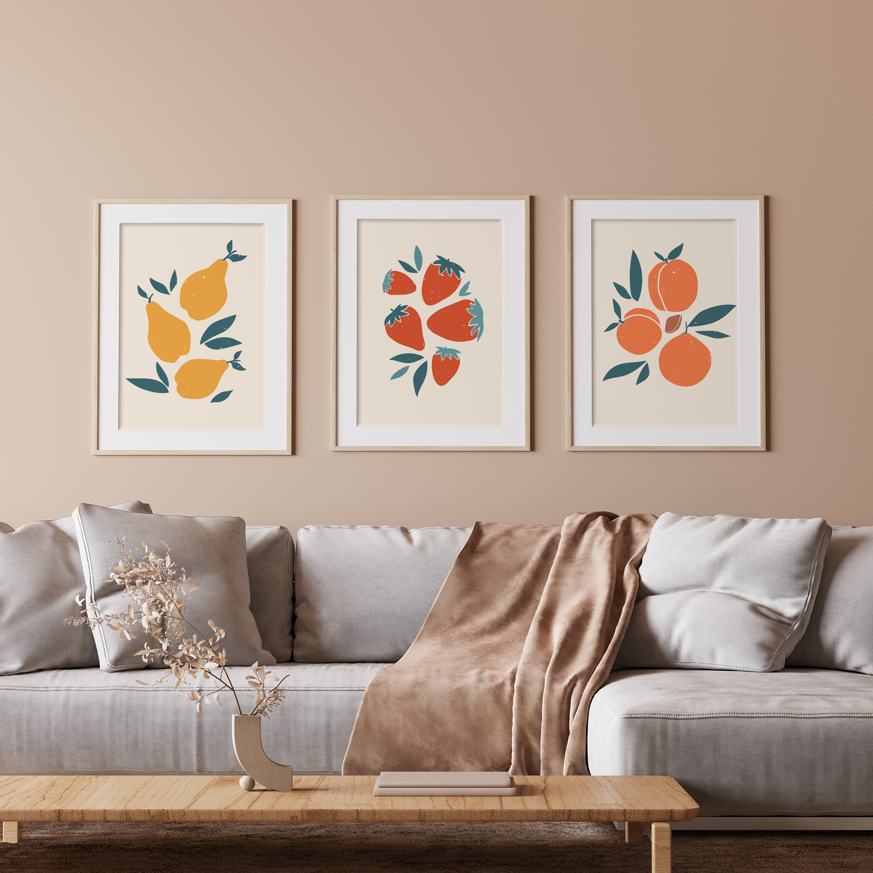 Affiche abricots