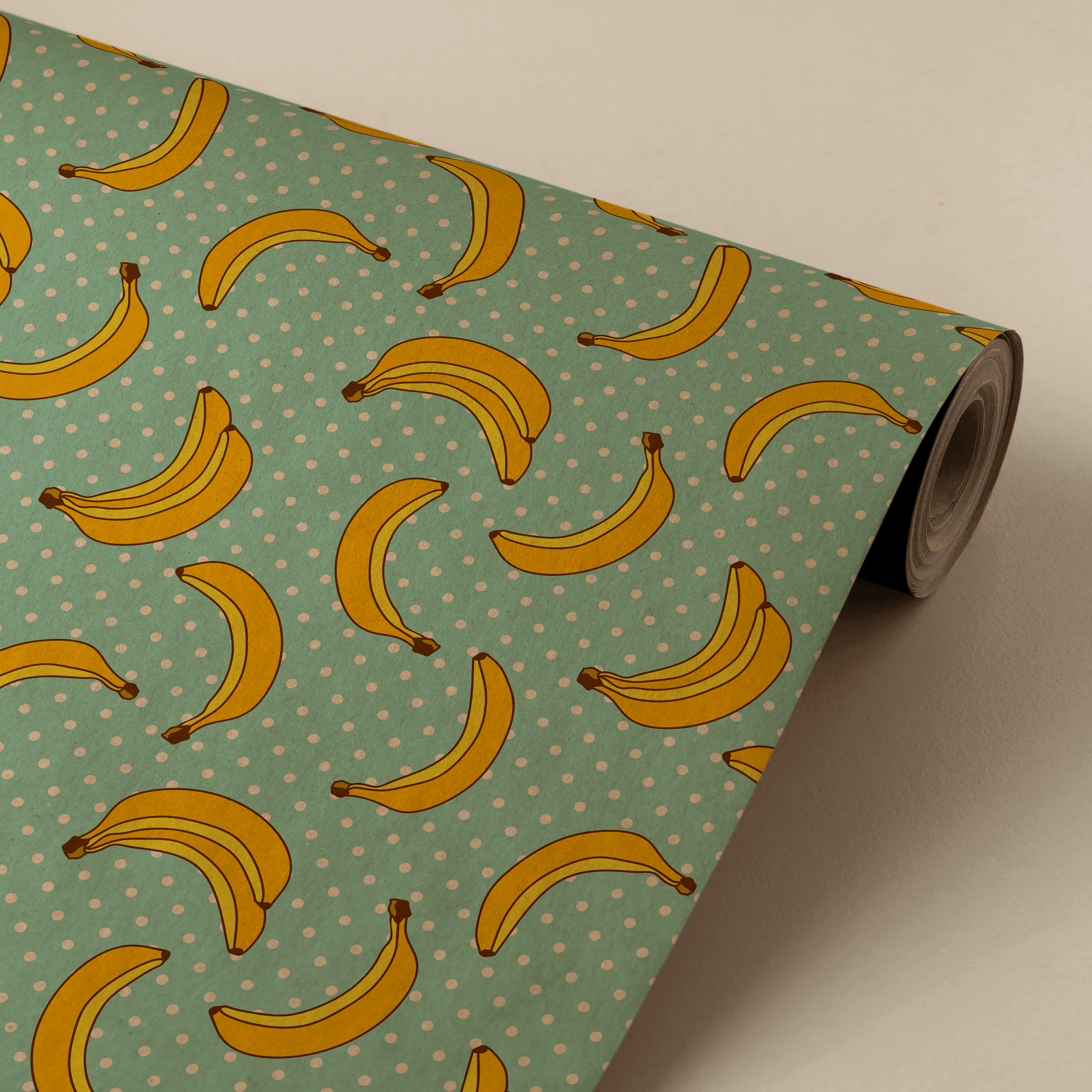 Papier cadeau Banana - Once Upon A Wall