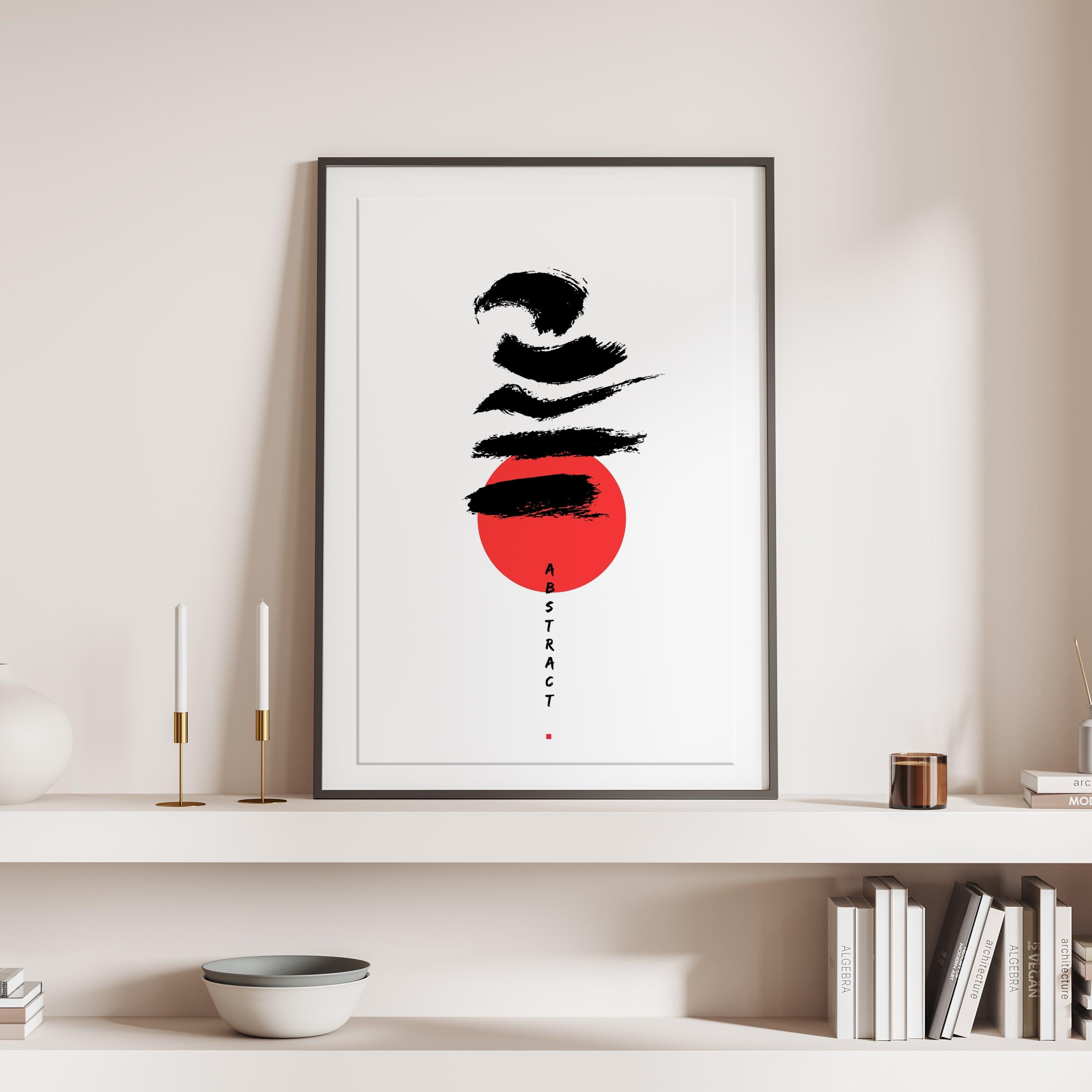 Affiche Japonaise minimaliste