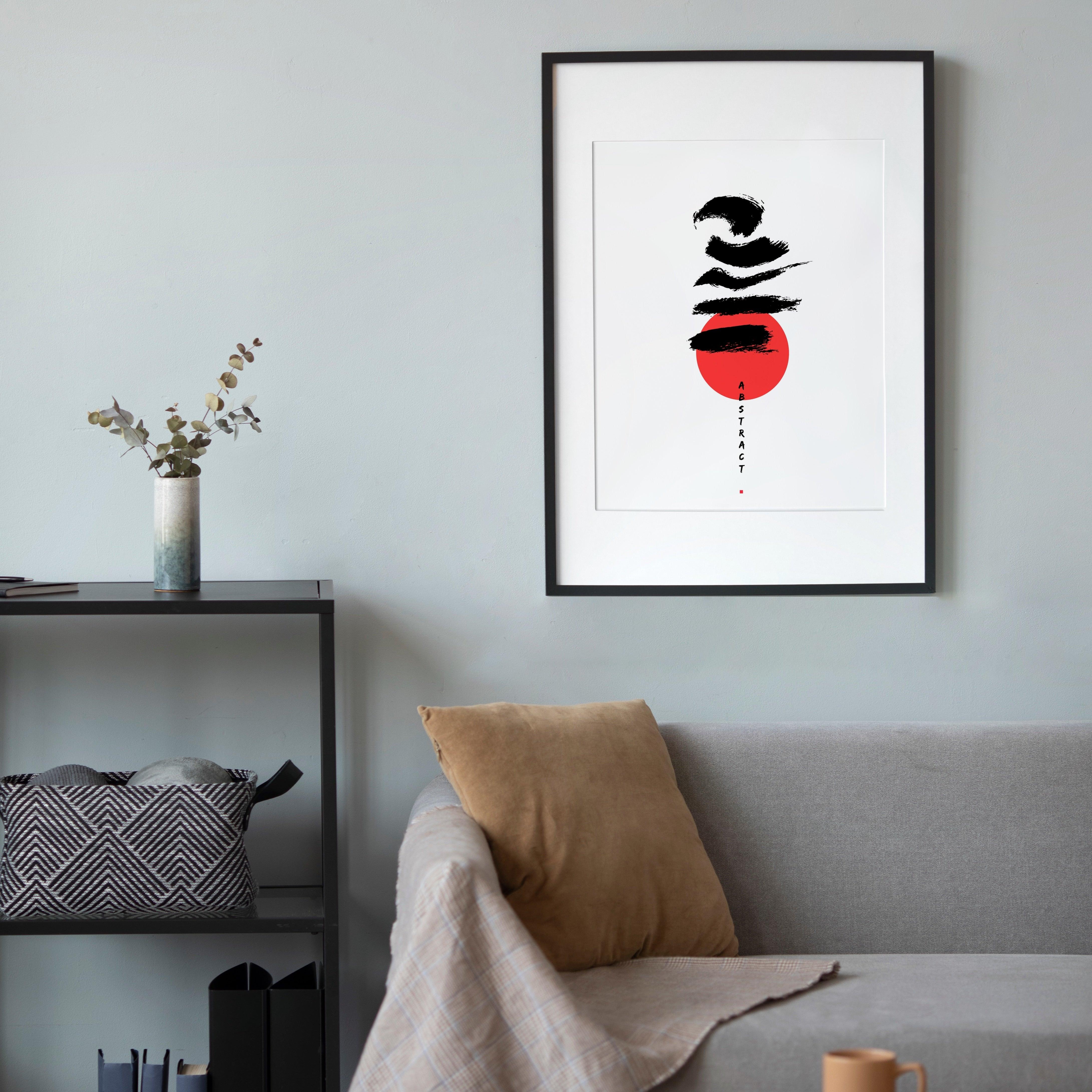 Affiche Japonaise minimaliste