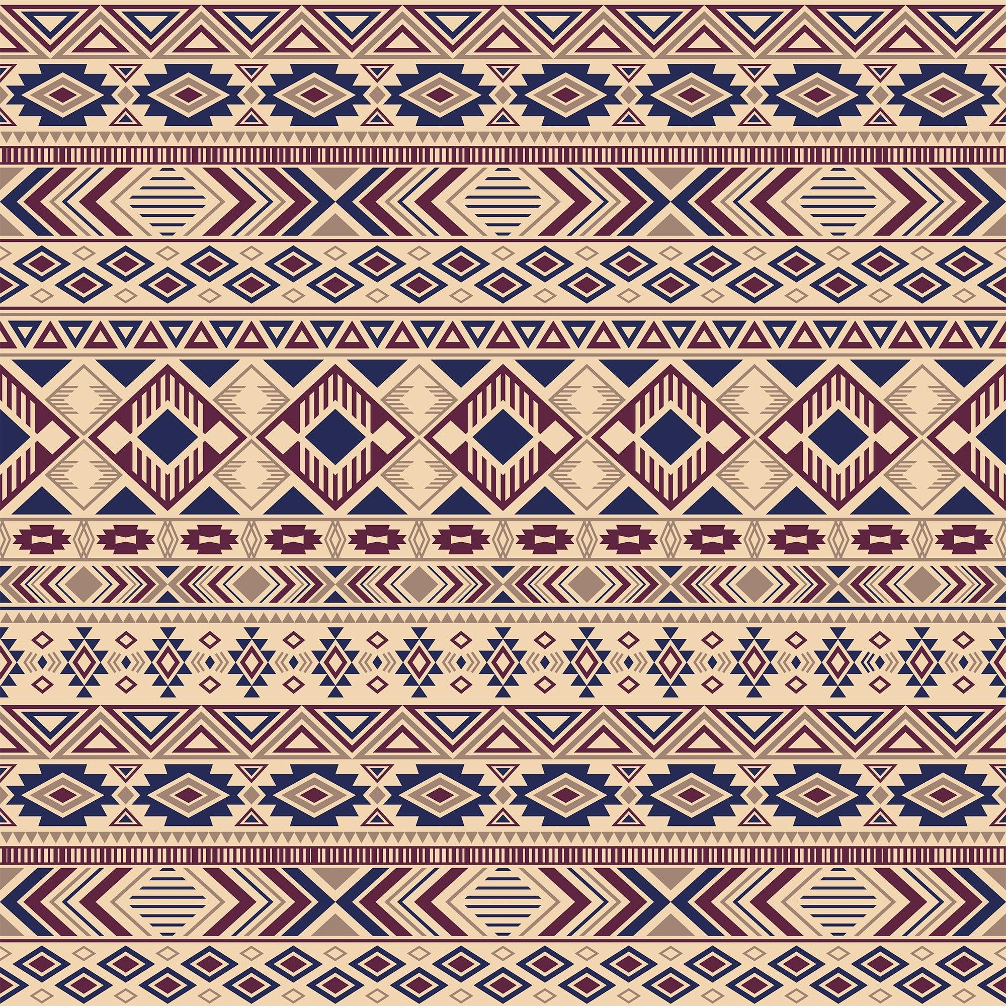 papier peint motifs amerindiens