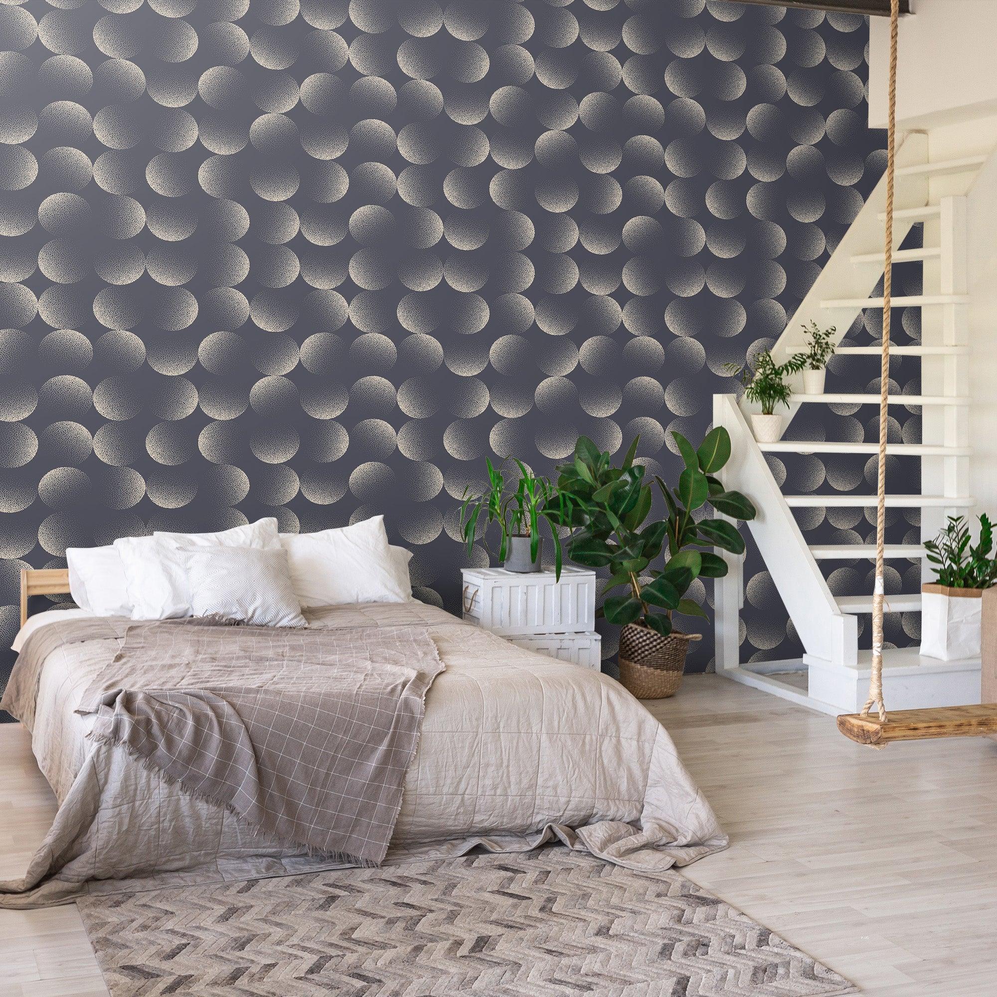 papier peint motifs geometriques
