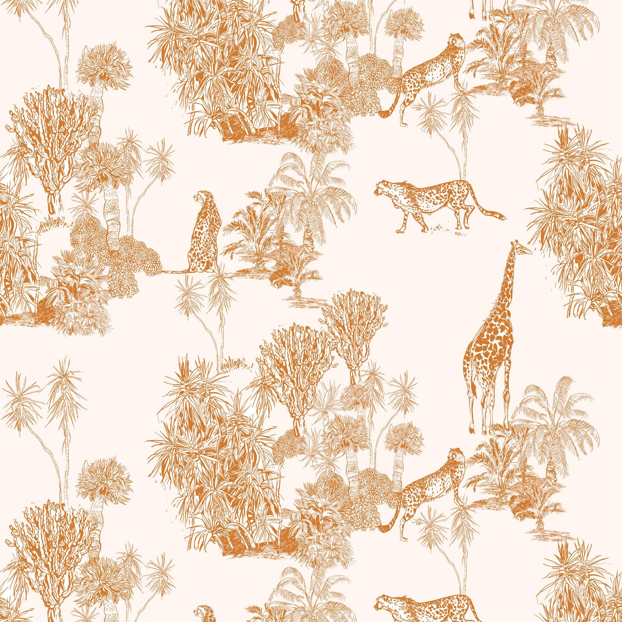 Papier peint girafe Gia