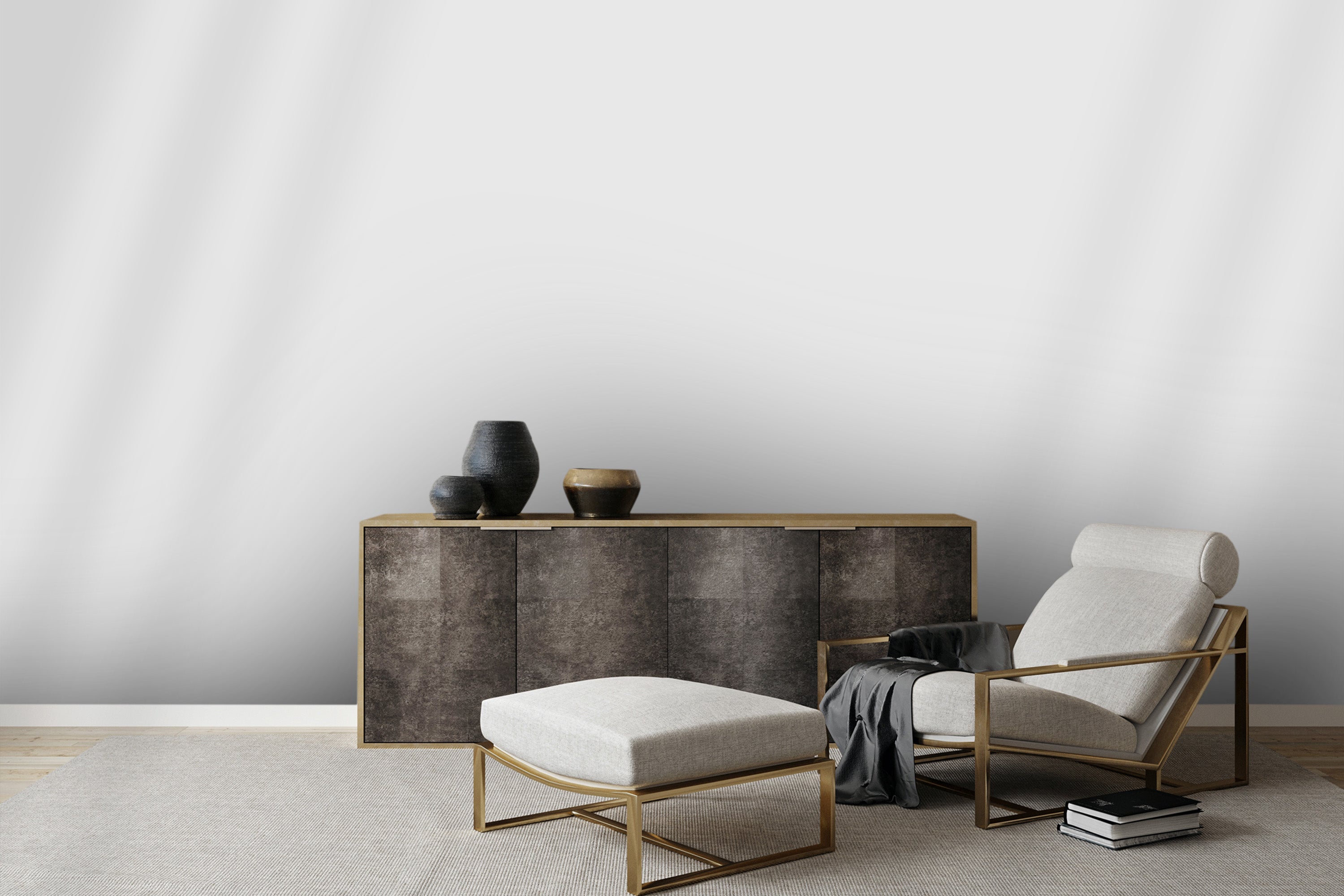 espace détente gris doré