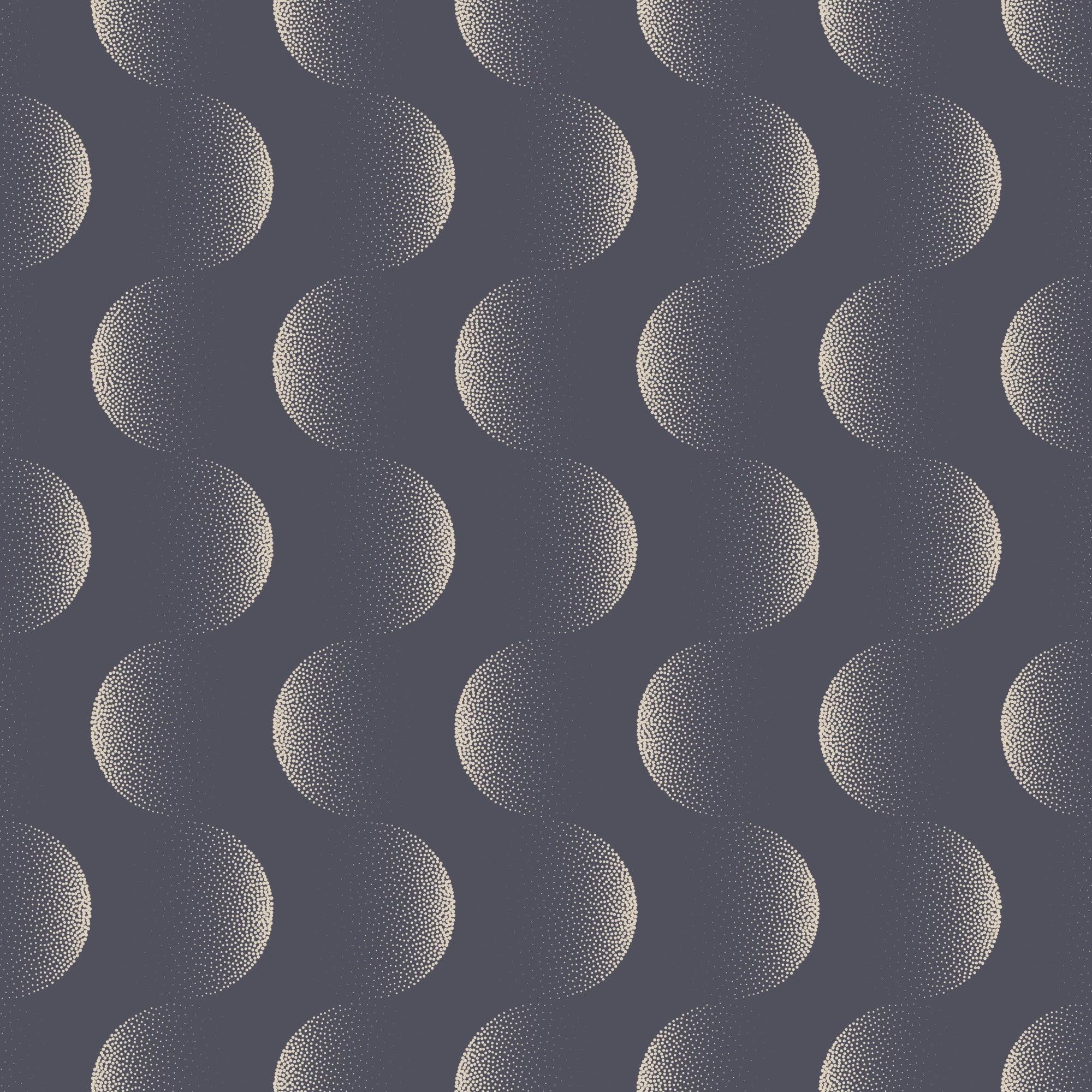 papier peint motifs modernes geometriques bleu