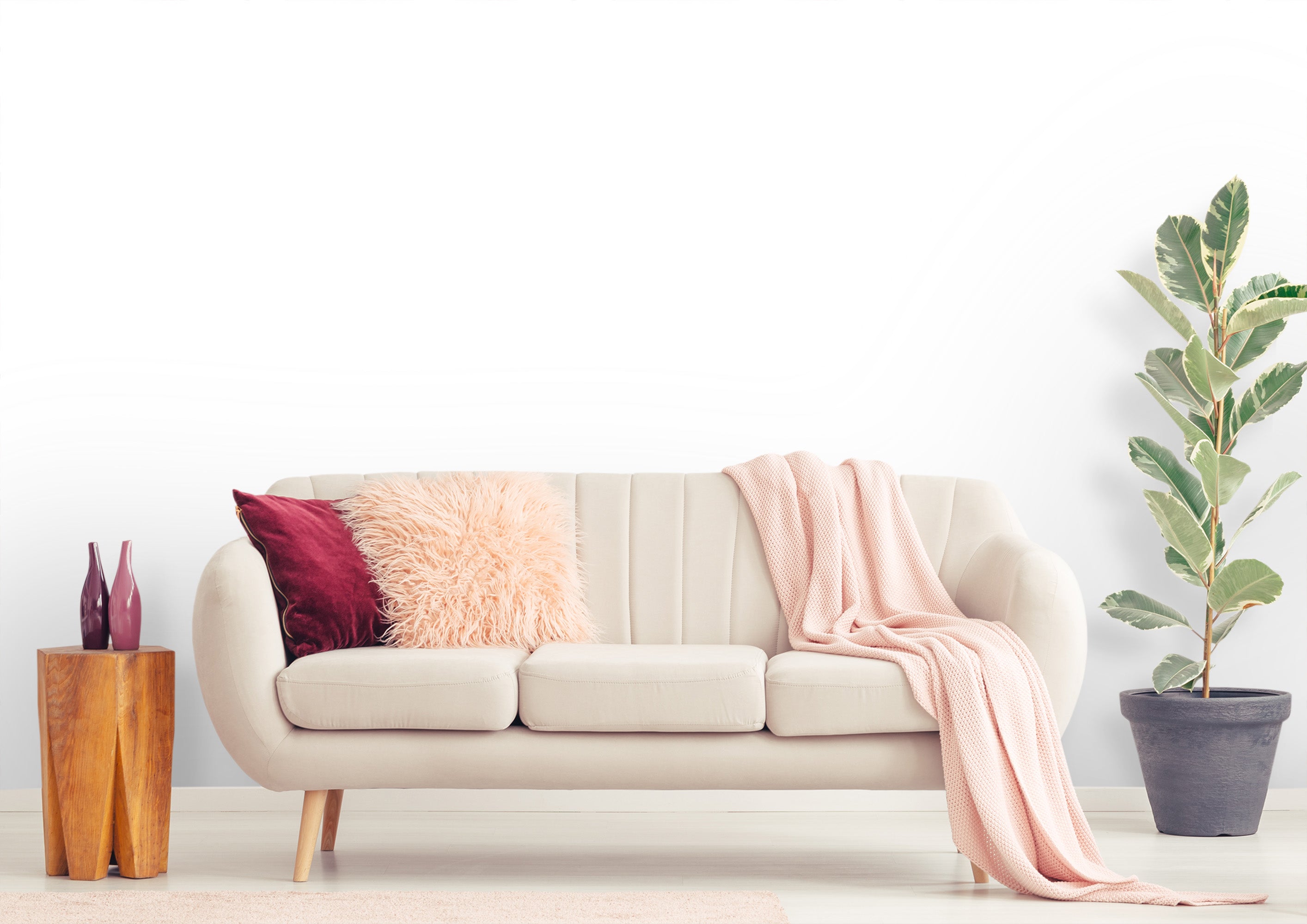 salon beige rose