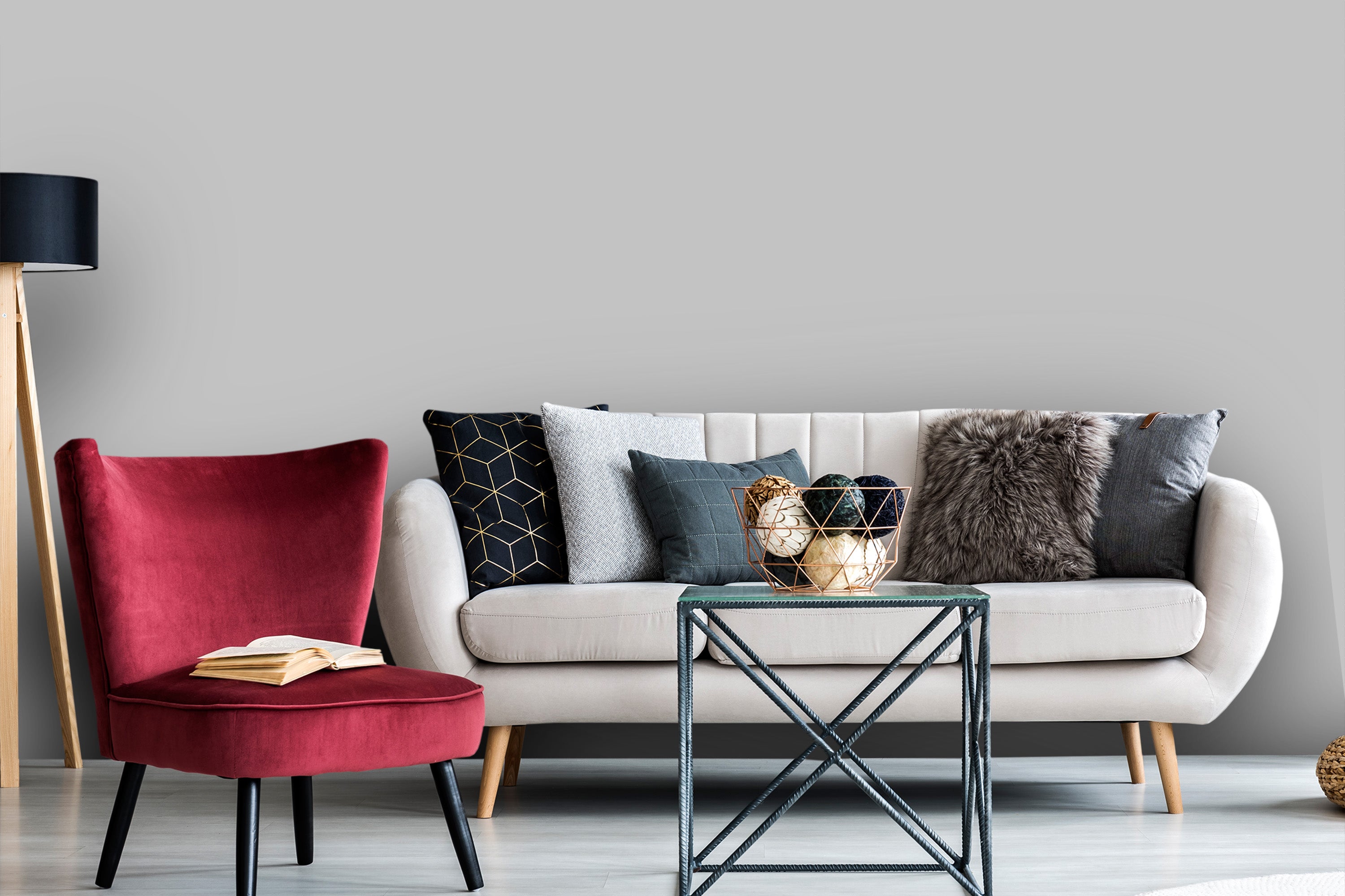 salon fauteuil rouge