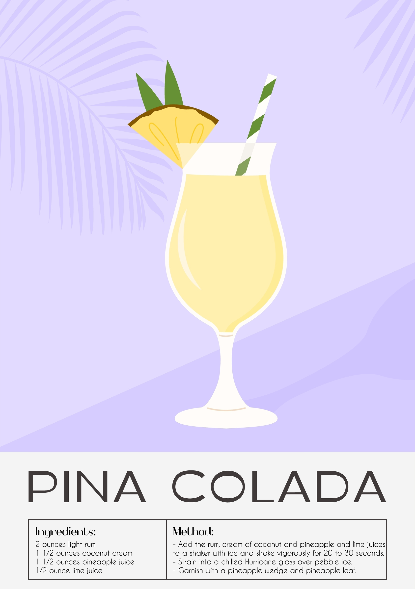 Affiche Pina Colada