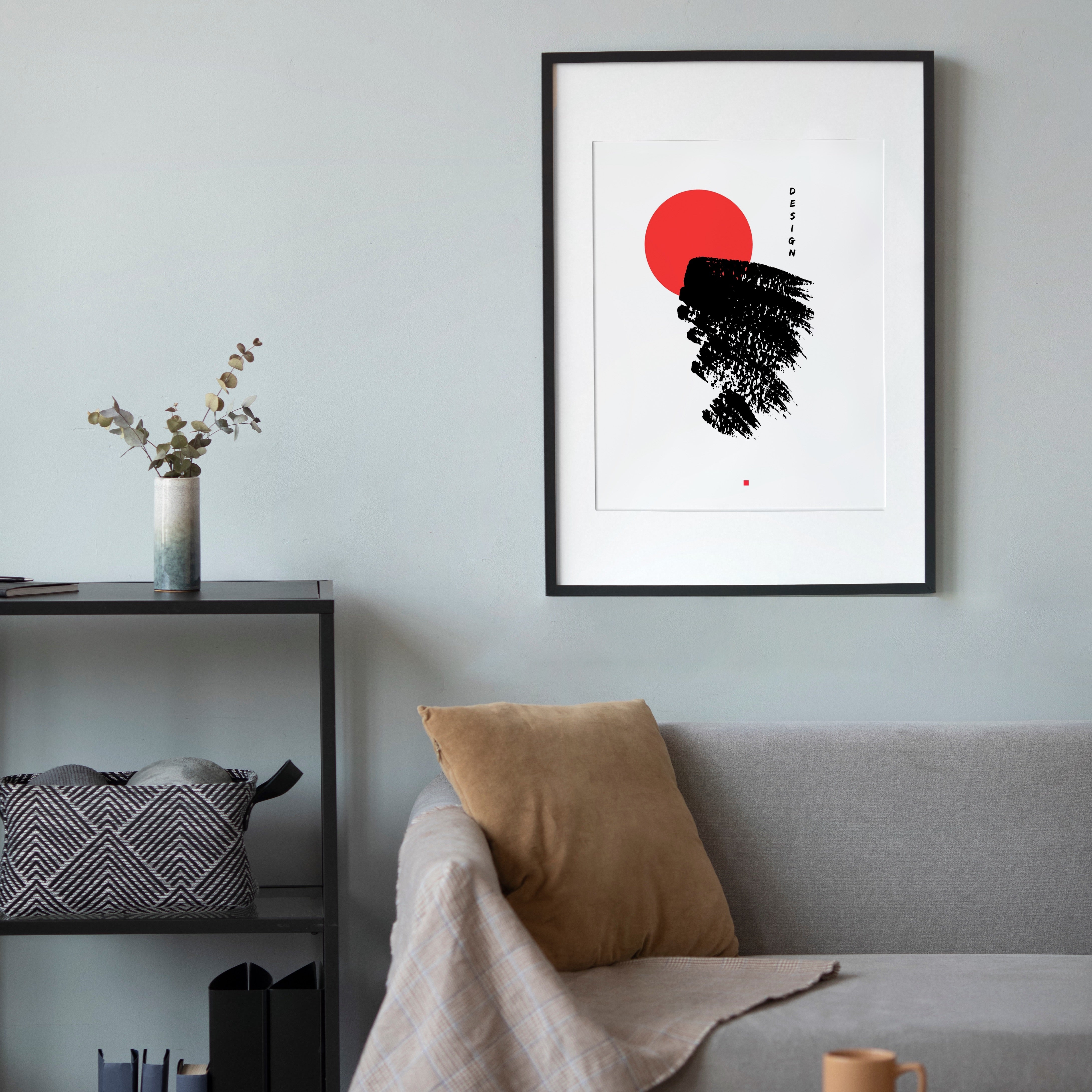 Affiche japonaise minimaliste