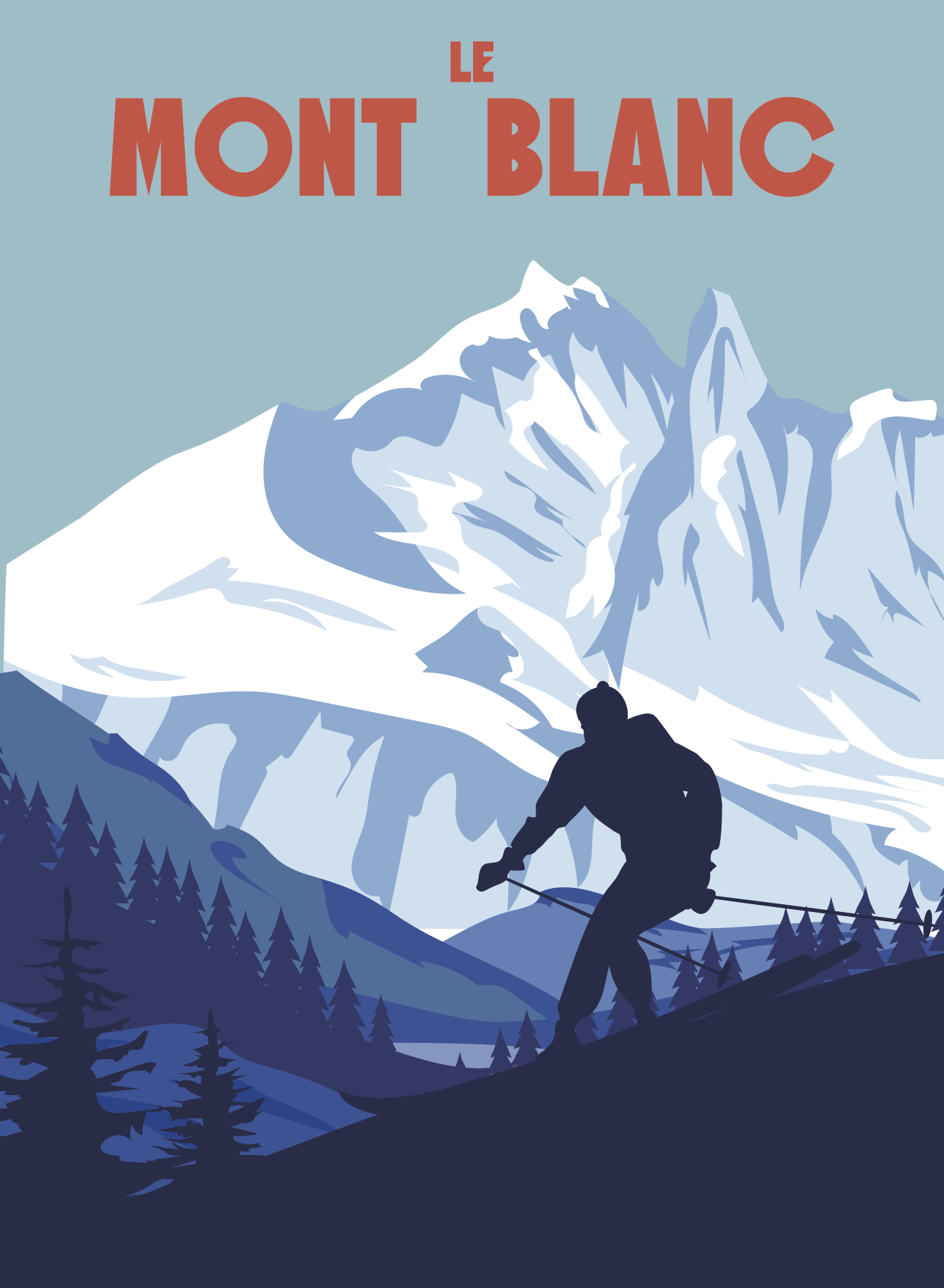 Affiche Mont Blanc