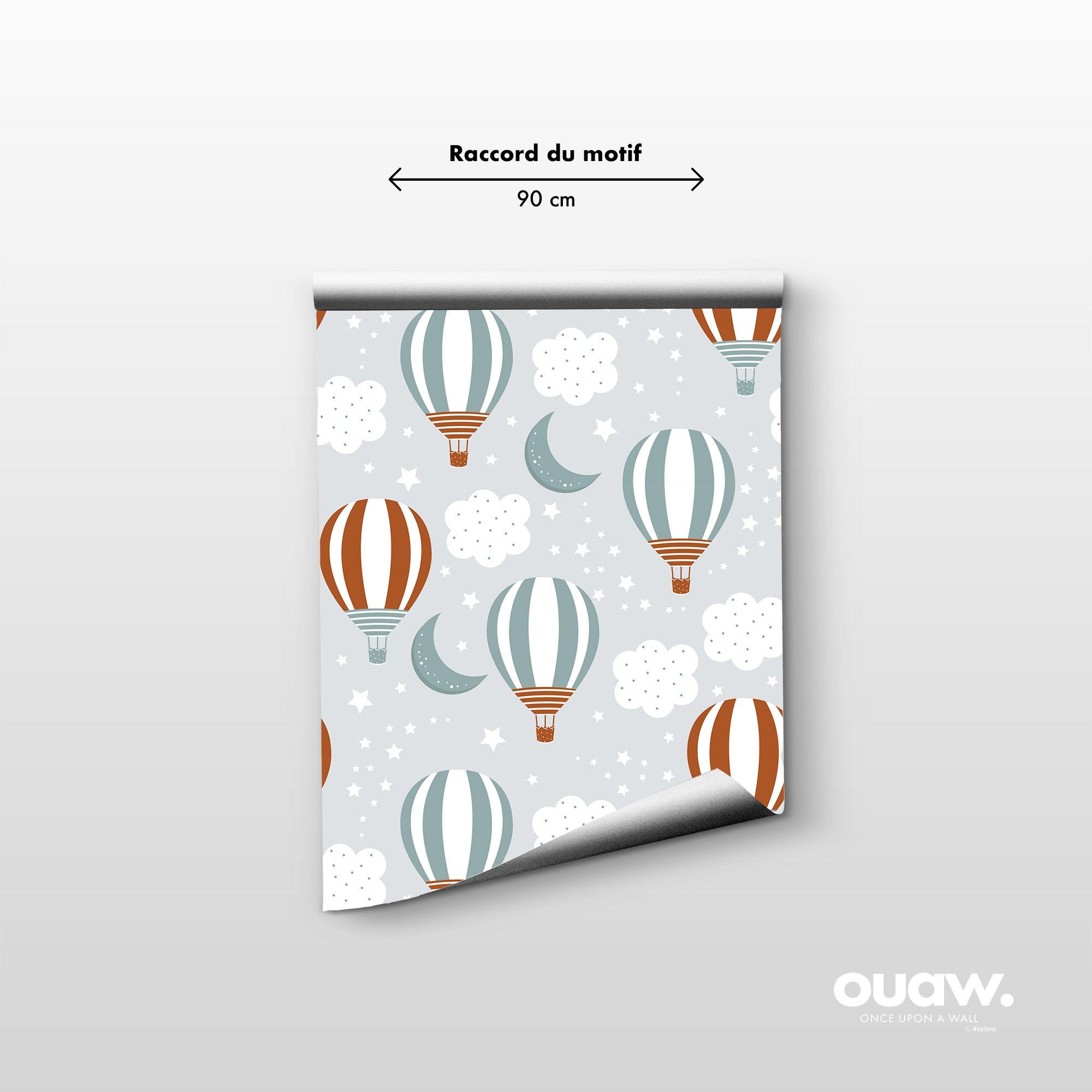 papier peint moon largeur 90cm