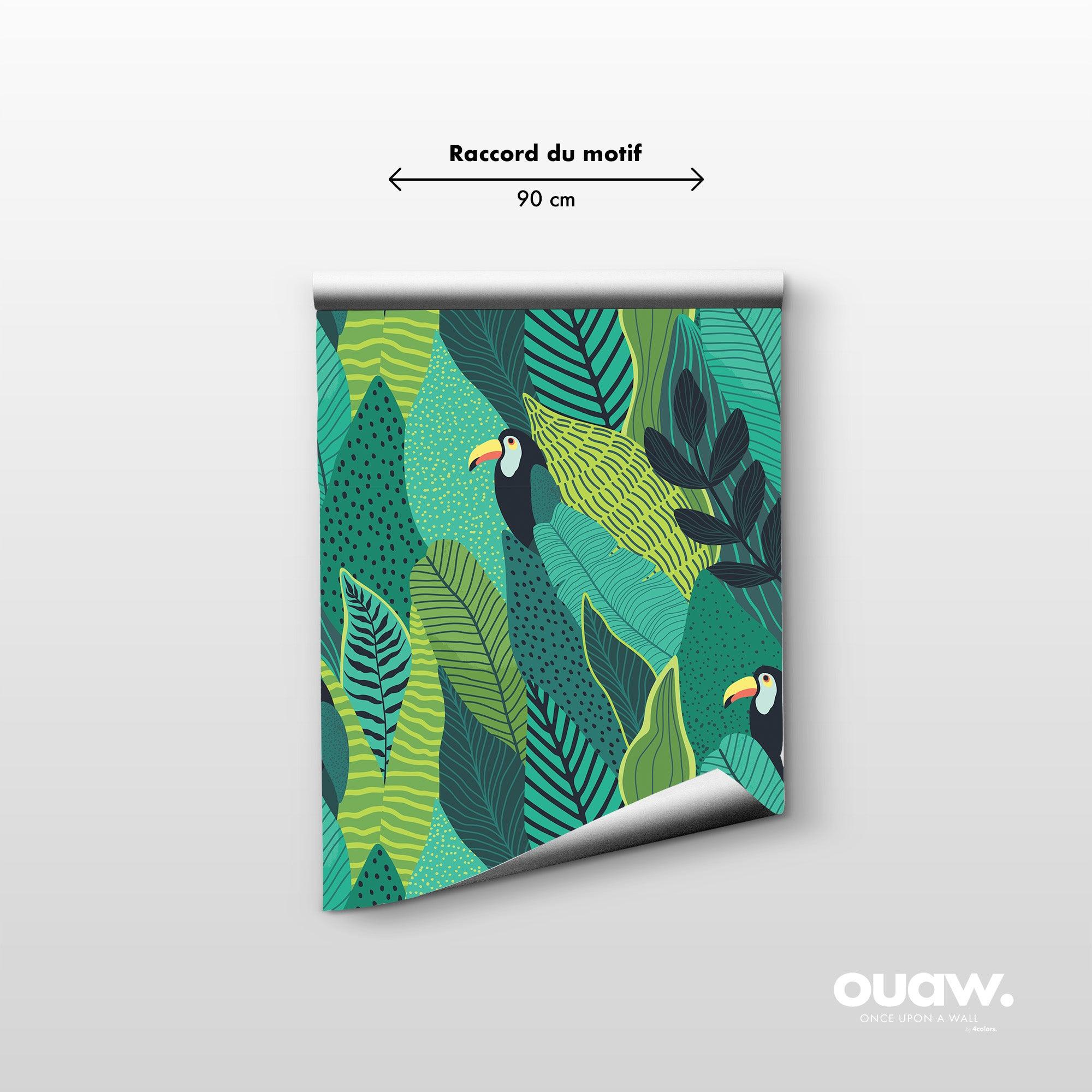 papier peint tropical Rafael lé 90cm